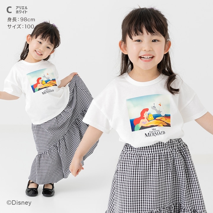 〈ディズニー〉デザイン半袖Tシャツ