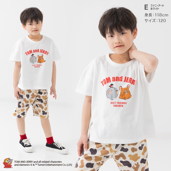 〈トムとジェリー〉半袖Tシャツ