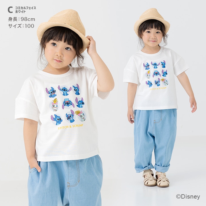〈リロ&スティッチ〉半袖Tシャツ