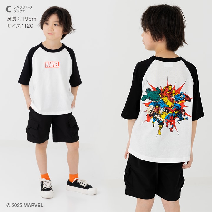 〈マーベル〉半袖Tシャツ