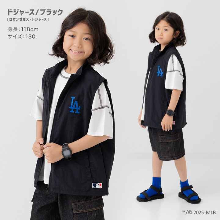 〈MLB〉ナイロンベスト
