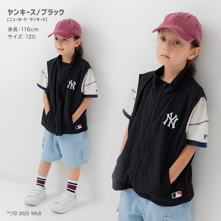 〈MLB〉ナイロンベスト