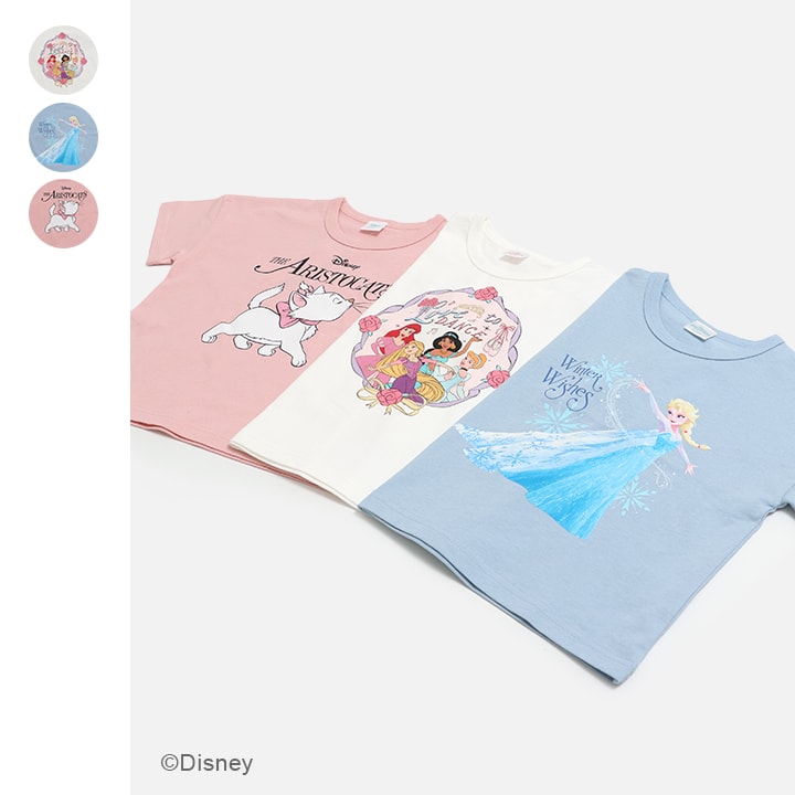 〈ディズニー〉デザイン半袖Tシャツ