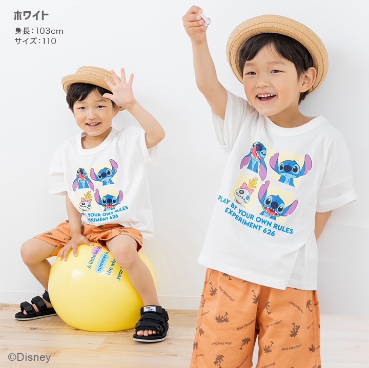 〈リロ&スティッチ〉半袖Tシャツ