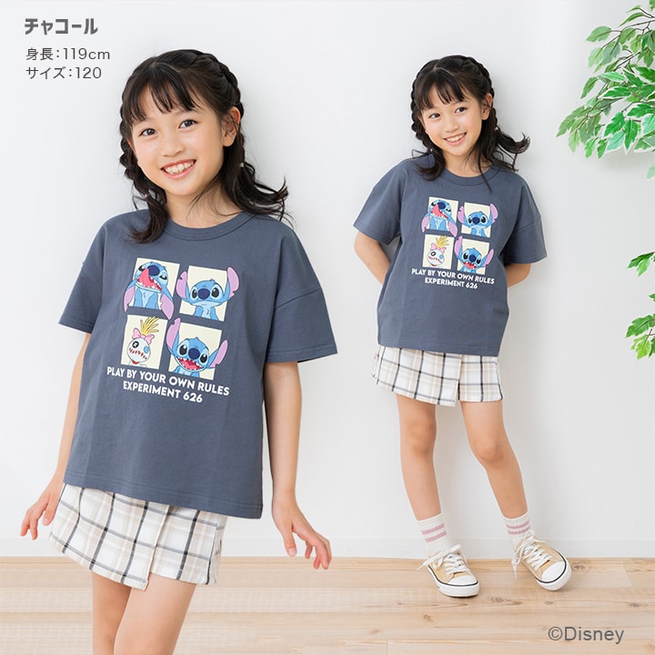 〈リロ&スティッチ〉半袖Tシャツ