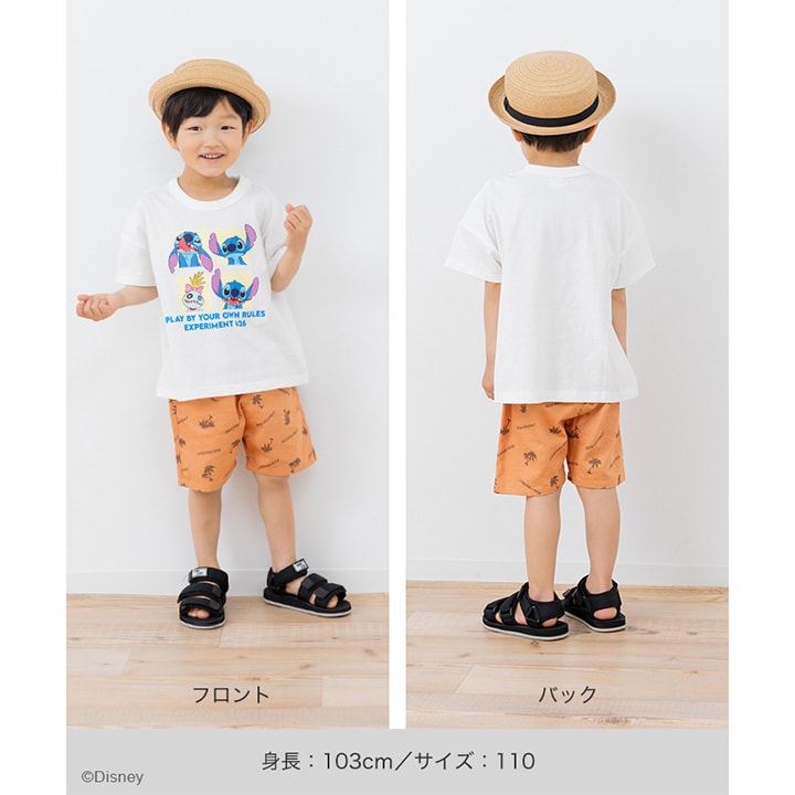 〈リロ&スティッチ〉半袖Tシャツ