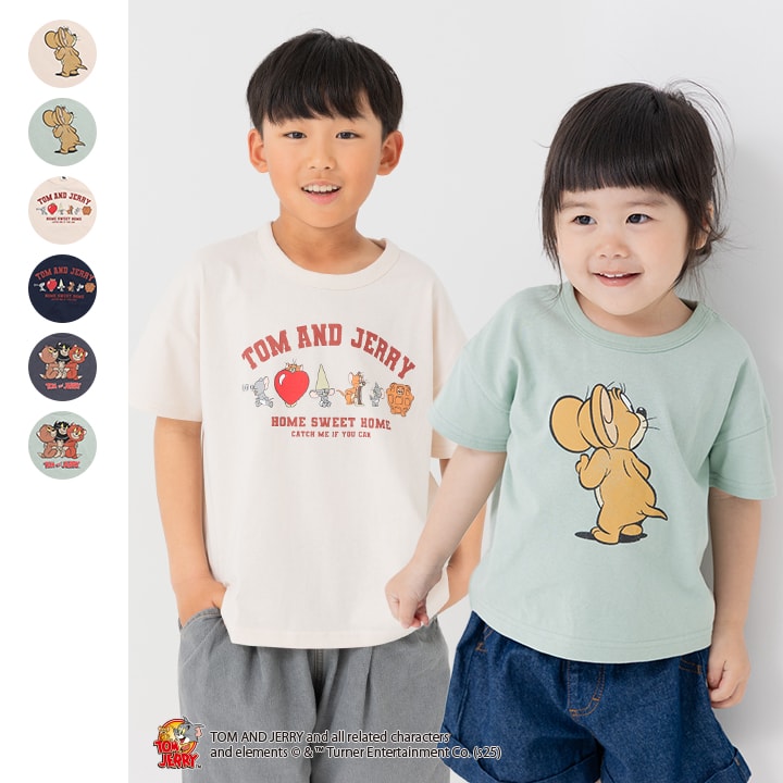 〈トムとジェリー〉半袖Tシャツ