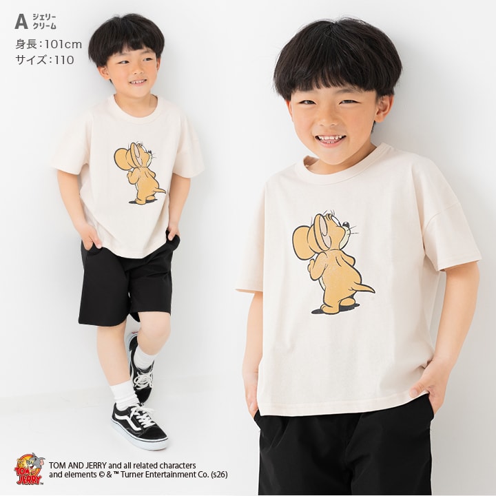 〈トムとジェリー〉半袖Tシャツ