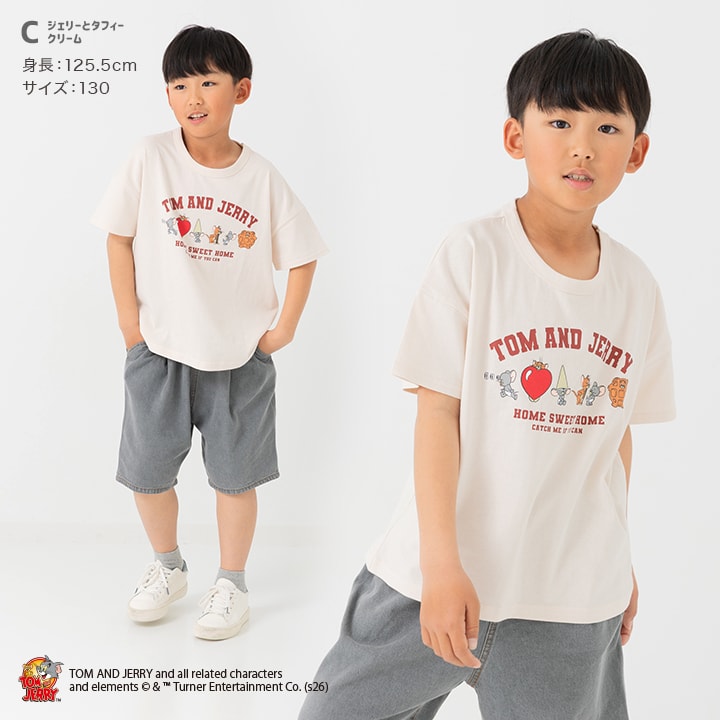 〈トムとジェリー〉半袖Tシャツ