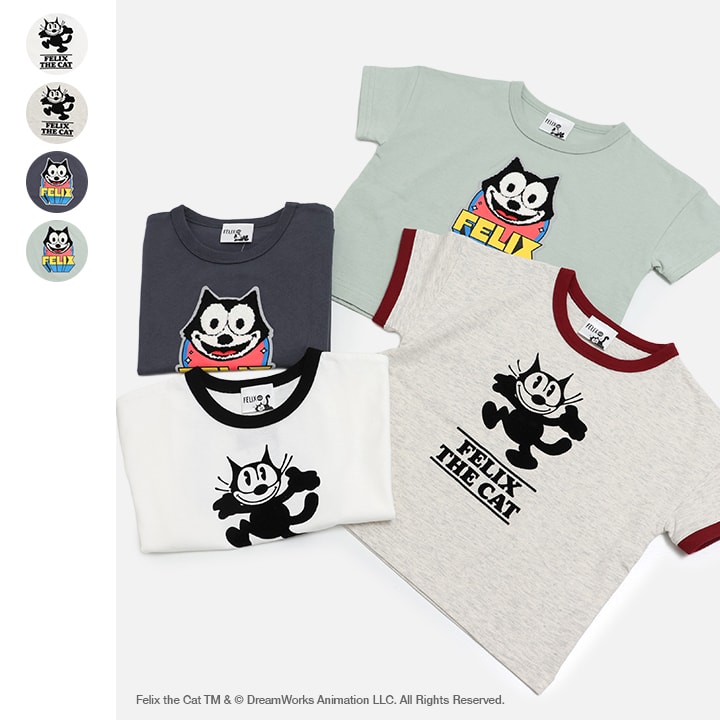 〈フィリックス・ザ・キャット〉半袖Tシャツ
