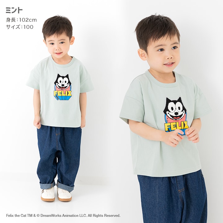 〈フィリックス・ザ・キャット〉半袖Tシャツ