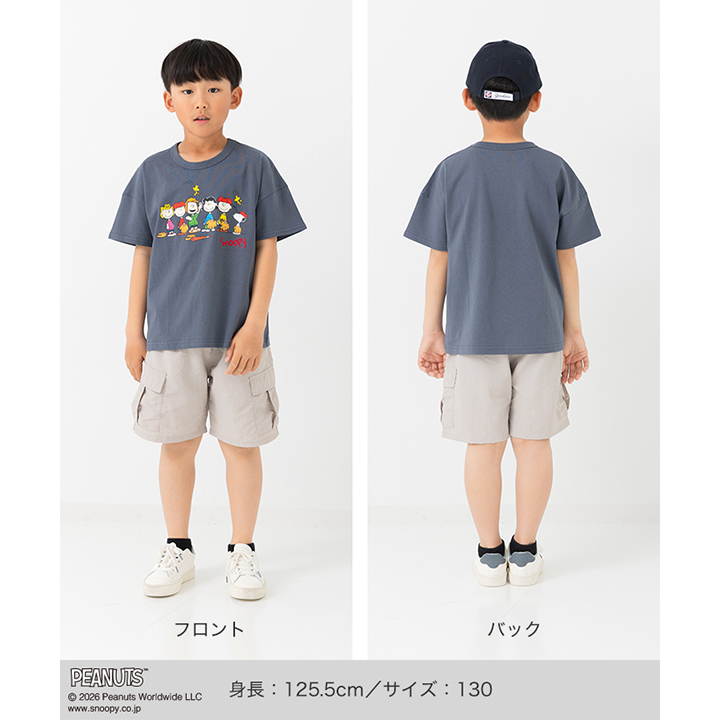 〈ピーナッツ〉半袖Tシャツ