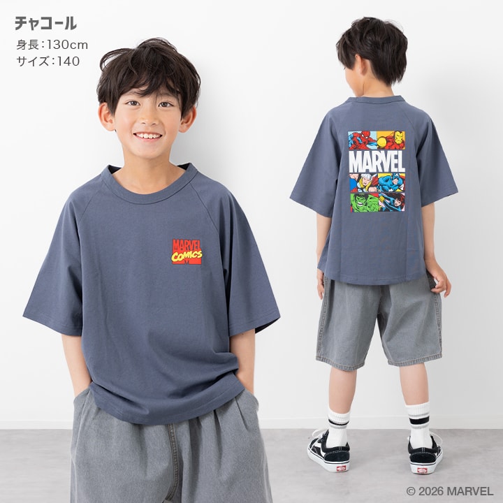 〈マーベル〉半袖Tシャツ