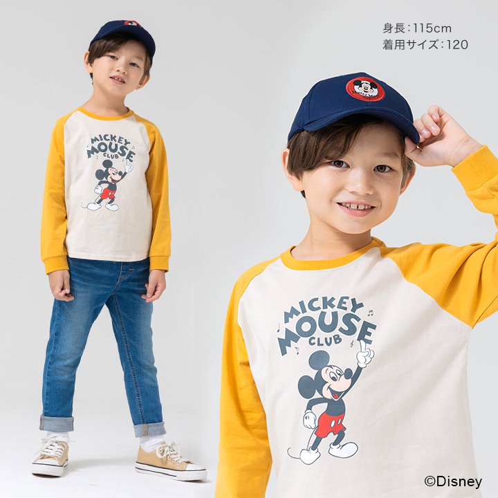 〈ディズニー〉ミッキーマウス/100周年Tシャツ
