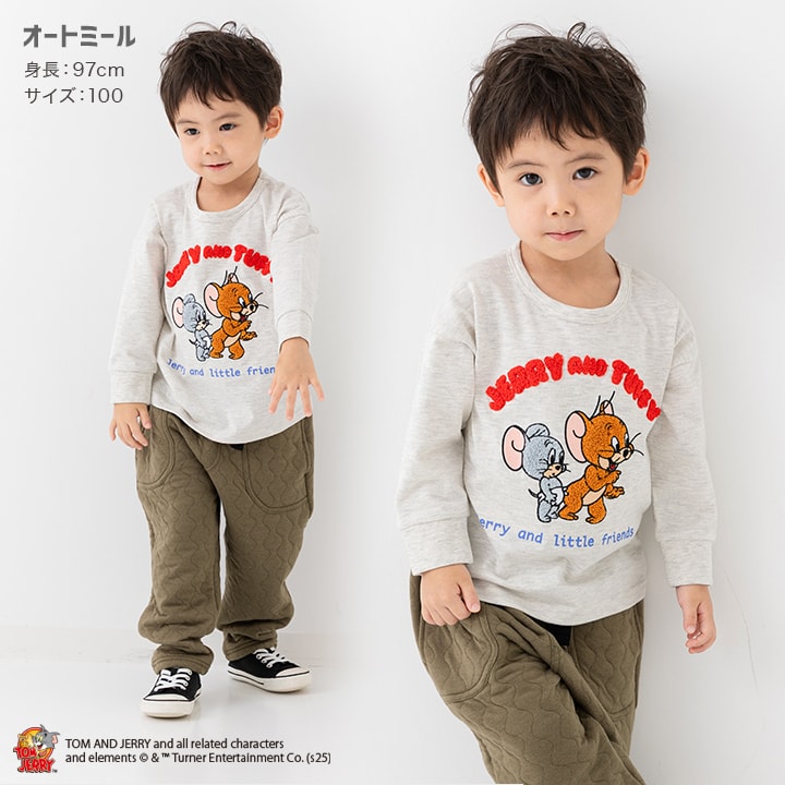 〈トムとジェリー〉長袖Tシャツ