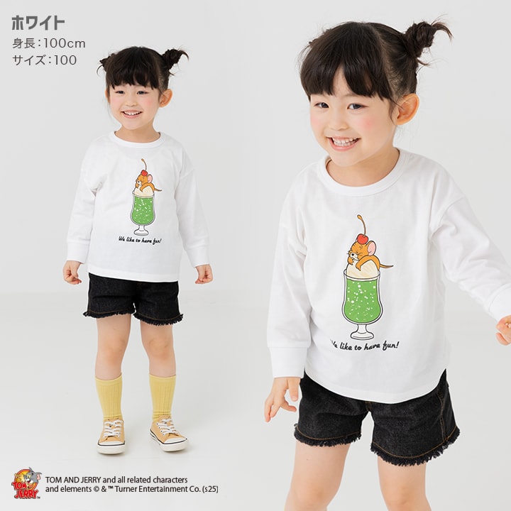 〈トムとジェリー〉長袖Tシャツ