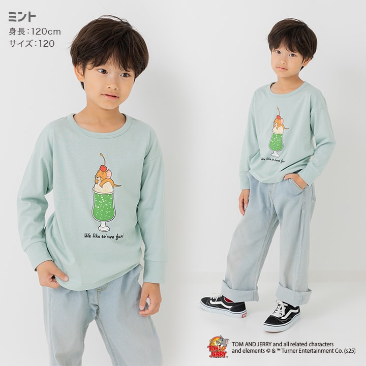 〈トムとジェリー〉長袖Tシャツ