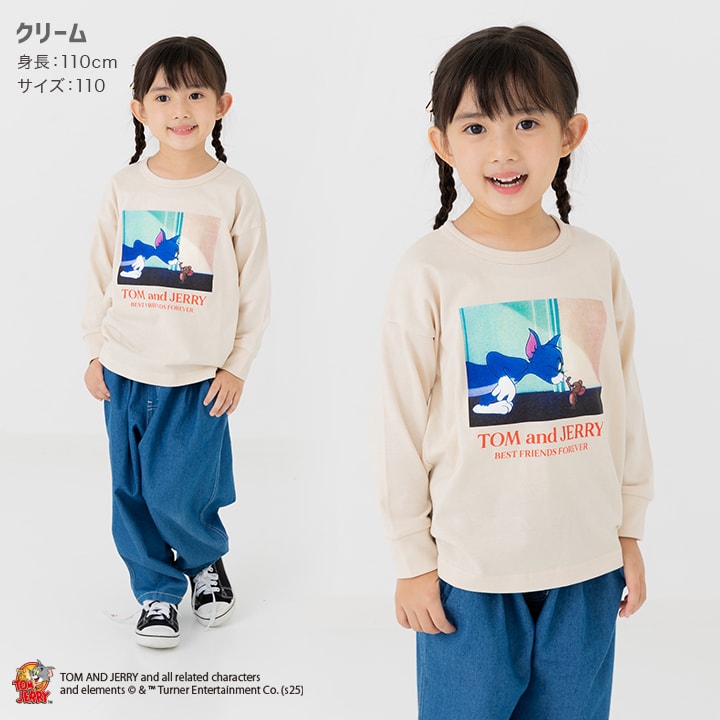 〈トムとジェリー〉長袖Tシャツ