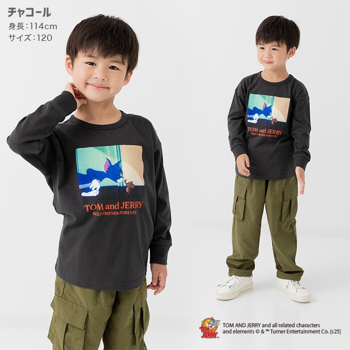 〈トムとジェリー〉長袖Tシャツ