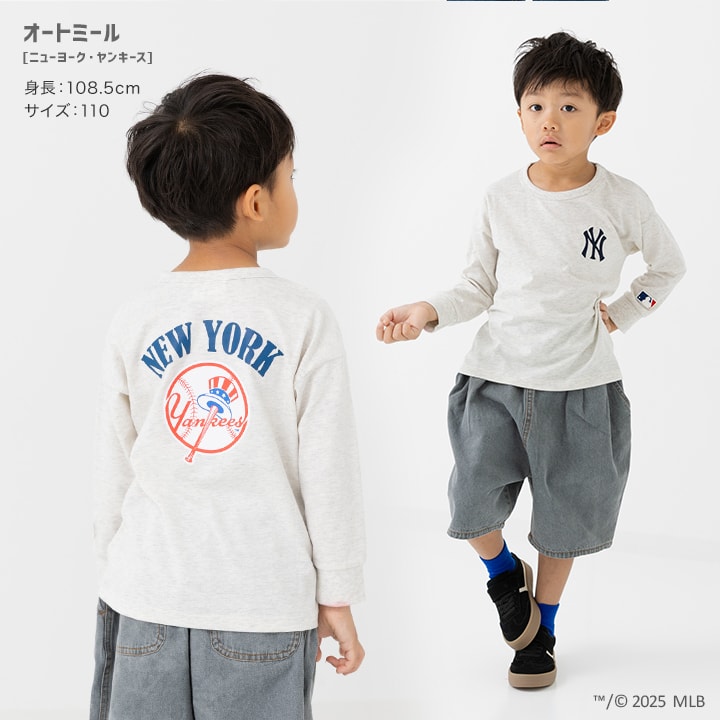 〈MLB〉長袖Tシャツ