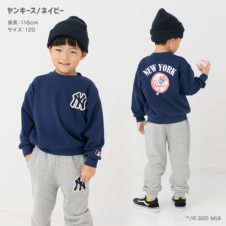 〈MLB〉裏毛トレーナー