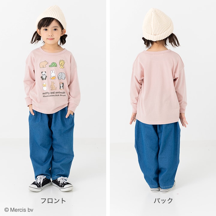 〈ミッフィー〉長袖Tシャツ