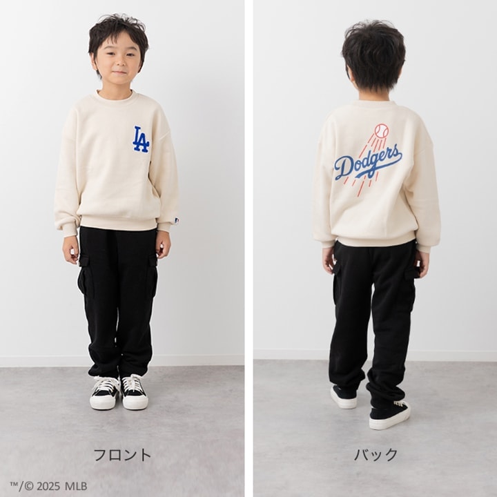 〈MLB〉裏起毛トレーナー