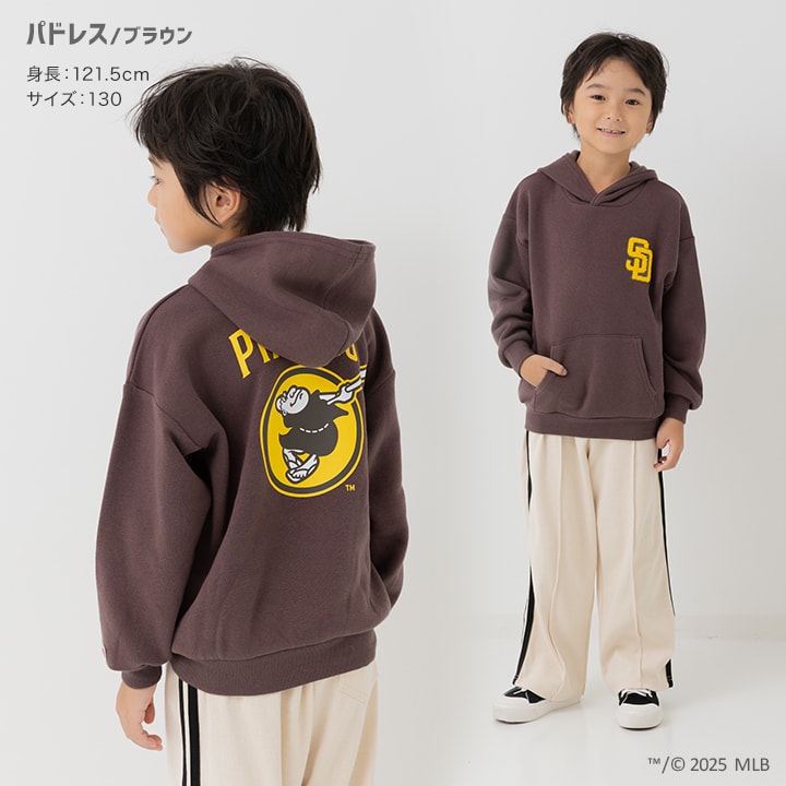 〈MLB〉裏起毛パーカー