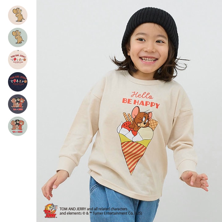 〈トムとジェリー〉長袖Tシャツ