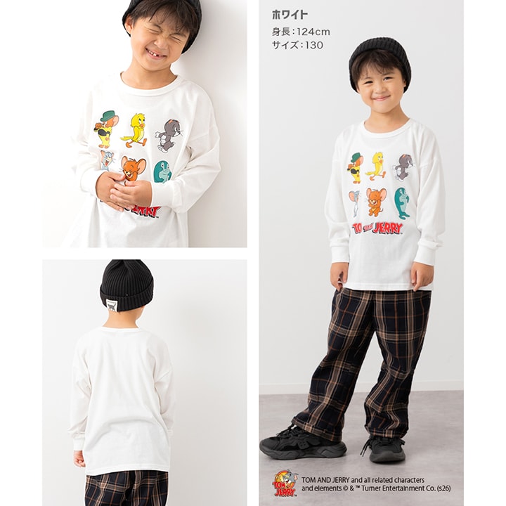 〈トムとジェリー〉長袖Tシャツ