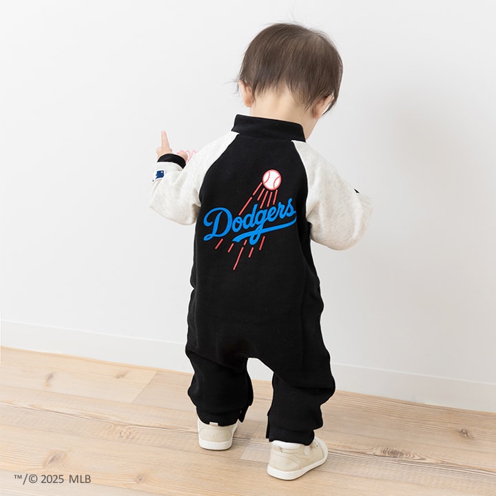 〈MLB〉裏毛カバーオール