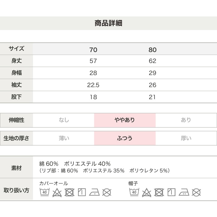 〈スター・ウォーズ〉長袖カバーオールセット