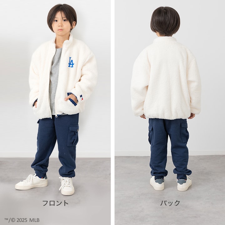 〈MLB〉ボアジャケット